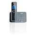 Philips ID5551B/05 Digital Cordless Phone with Answering Machine - Single Handset - Black