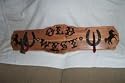 Gun Rack Cowboy Western Horseshoe with Lock