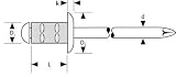 Eigenschaften   / Mehrber.-Niet Alu VA Flachrdk. 4,8x15mm Gesipa