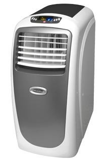 Soleus Air PE2-10R-32, Evaporative Portable Air Conditioner, Dehumidifier and Fan, 10,000 BTU's, White, Grey
