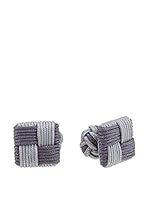 Ortiz & Reed Gemelos Multi-Color Knots Cufflinks (Gris)