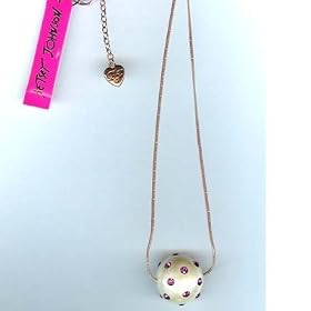 Betsey Johnson�@�s���N�X�g�[������p�[���l�b�N���X