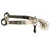 Feather Design Spur with Removable Jingle Bobs