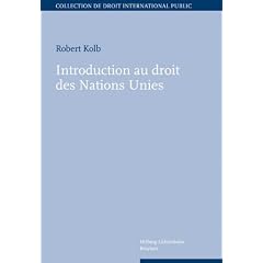 Introduction au droit des Nations Unies
