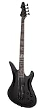 Schecter Dale Stewart Signature 4-String Bass Guitar, Black