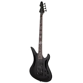 Schecter Dale Stewart Signature 4-String Bass Guitar, Black:  Musical Instruments
