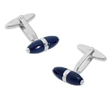 Accented Cones by Enrico Pardini silver rhodium cufflinks