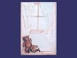 Mirror with Teddy Bear in Faux Window