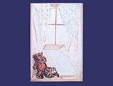 Mirror with Teddy Bear in Faux Window