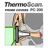 Welch Allyn Disposable Probe Covers for EAR Thermo-Scan Pro-4000, Case of 800