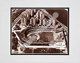 Polo Grounds, New York Giants, Aerial View, Sepia, Double Matted 8 X 10 Photograph (Unframed)