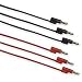 Fluke TL935 Patch Cord Kit, Banana Plug, 3 Sets: Red & Blk