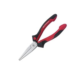 Wiha 32931 6.3-Inch Long Flat Nose Pliers with ComfortGrip Handle