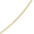 14K Yellow Gold Three Strand Fancy Chain - 18 inches