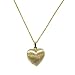 18k Two-Tone Gold Heart Engravable Locket Pendant - JewelryWeb