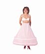 New 2 Bone Bridal Taffeta Hoop Skirt Bridal Petticoat Wedding Gown Slip (105DS)