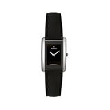 Movado Women's La Nouvelle Black Leather Watch #0604437
