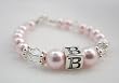 Sterling Silver Initial Baby Bracelet