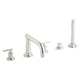 Grohe K25049-18034-EN0 Atrio Roman Tub Filler Deck Mount Kit, Brushed Nickel [並行輸入品]