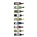 9-Bottle Wine Ledge - Black