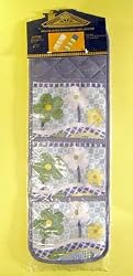 Kitchen Decorative Hangable Daisy 3 pocket Organizer