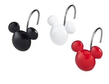 Disney Mickey Mouse Shower Curtain Hooks