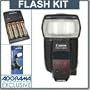 Canon Speedlite 580EX II, Shoe Mount Flash - Basic Outfit with 4 NiMH Batteries, Charger, Flashpoint Flash Diffuser