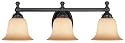 Hardware House 544965 21-1/2-Inch by 8-Inch Bath/Wall Lighting Fixture Oil Rubbed Bronze