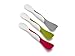 Tovolo® Mini Silicone Scrape and Scoop Multi-Purpose Scrapers (White)