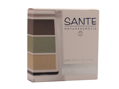 Sante All Natural Eyeshadow Trio No. 04 Natural Green Vegan 0.18oz