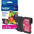 Brother LC61M Innobella Standard Yield Magenta Color Ink Cartridge (Approximatly 325 Pages)