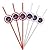 MLB Officially Licensed 6-pack Team Logo Sip Straws