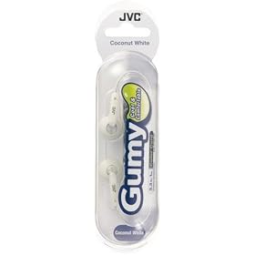 JVC HA-F130-WE - GUMY In-Ear Headphone with Colour Cord (White)
