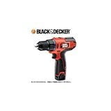 BLACK & DECKER 10.8V ドリルドライバー LXD10B ブラック×オレンジ