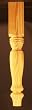 15" Country Pine Wood Furniture Leg [CAPITOL CITY LUMBER]