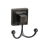 Elite Home Fashions Avalon Double Towel Hook, Oil Rubbed Bronze