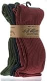 Maggie's Functional Organics - Raspberry/Navy/Forest Size 10-13 - Organic Cotton Crew Tri-paks
