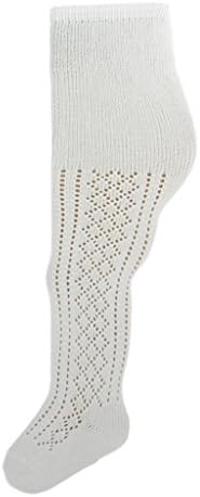 Soxsmith 4 Pairs Baby Girls' White Cotton Pelerine Tights UK Made