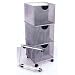 Office Products : Mesh File Box (1) Coated Metal (Silver) (10.75"h x 13.5"w x 13.5"d)