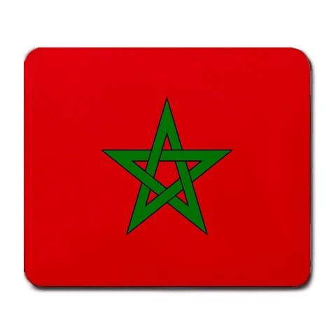 Morocco Flag Mousepad