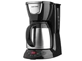 Black & Decker DE790B 8-Cup Thermal Carafe Coffeemaker, Black with stainless carafe