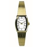 Ladies gold plated herringbone bracelet watch from Sekonda