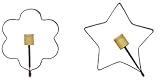 Star and Flower Pancake or Egg Rings, Set of 2