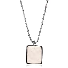 toggle clasp necklace Yummi Glass Murano Glass Grey-Color Sma