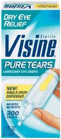Buy Visine Pure Tears Lubricant Multi Eye Drops For Dry Eye Relief - 0.3 Oz by Visine now!