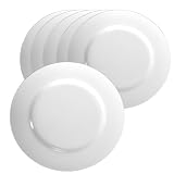 Reston Lloyd White Melamine Salad Plate, Set of 6