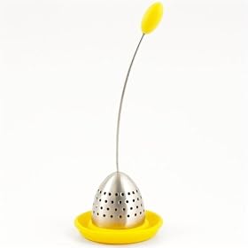William Bounds Yellow Sili Silicone Tea Ball Infuser