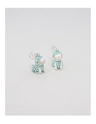 Dog Colored Enamel Charm In 92.5 Sterling Silver