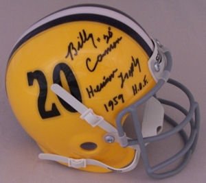 Billy Cannon Autographed/Hand Signed LSU Tigers Mini Helmet w/Heisman Inscription