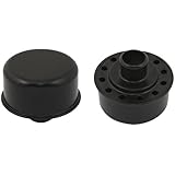 Mr. Gasket 9810BP Flat Black Push-On Style Breather Cover